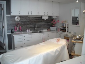 Facial area of the spa